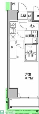 S-RESIDENCE押上Clairの物件間取画像